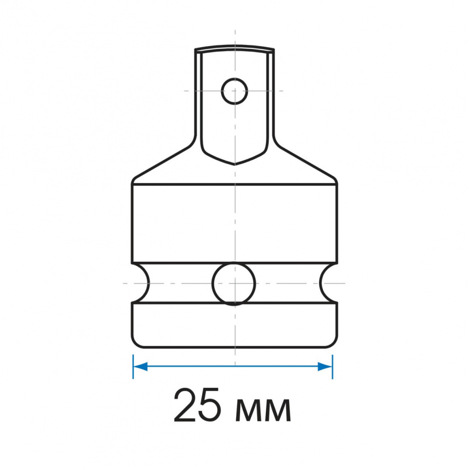 Переходник ударный 1/2">3/8", с шариковым фиксатором KING TONY 4873P