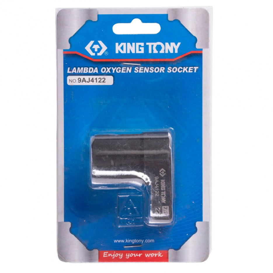 Головка для кислородных датчиков 1/2", 22 мм, разрезная KING TONY 9AJ4122